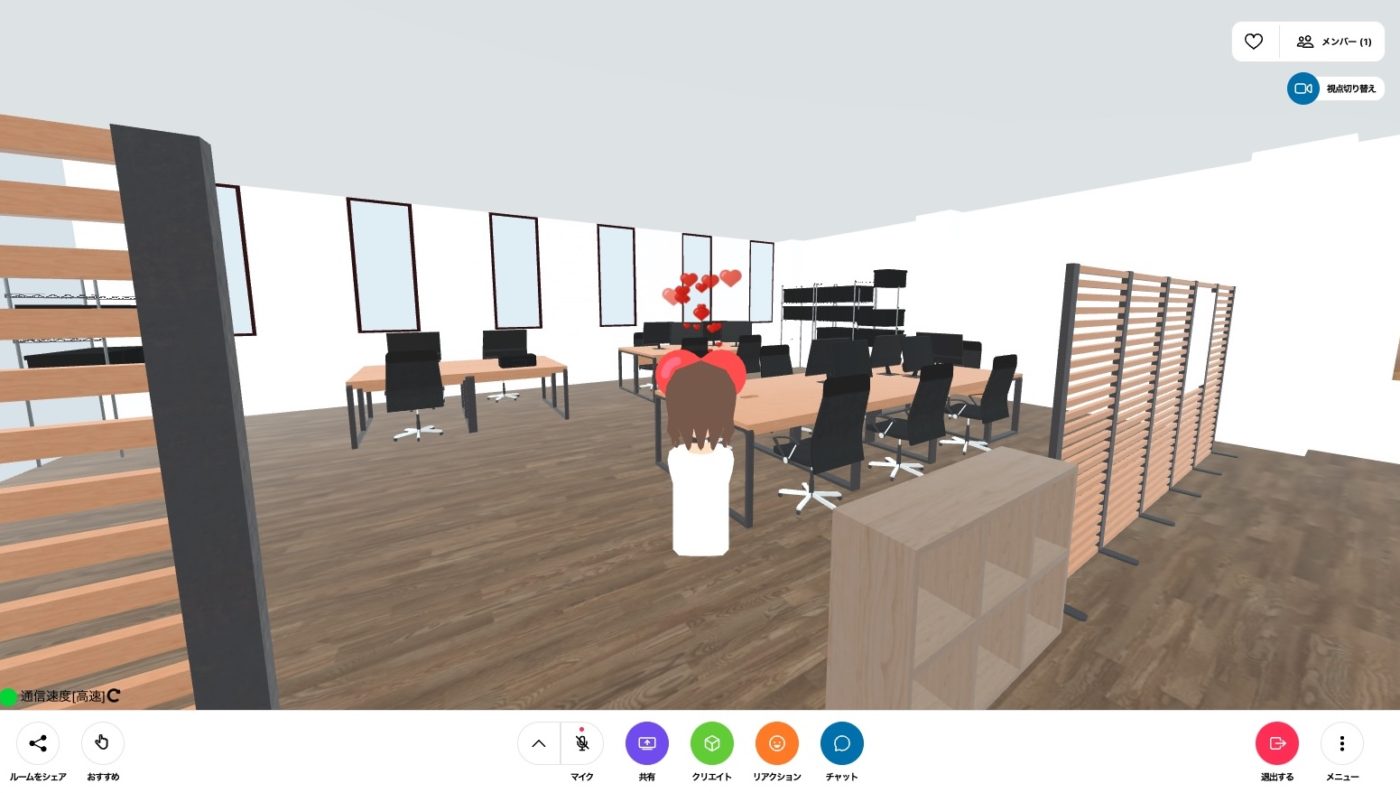 DOOR リアクション 表示 PC