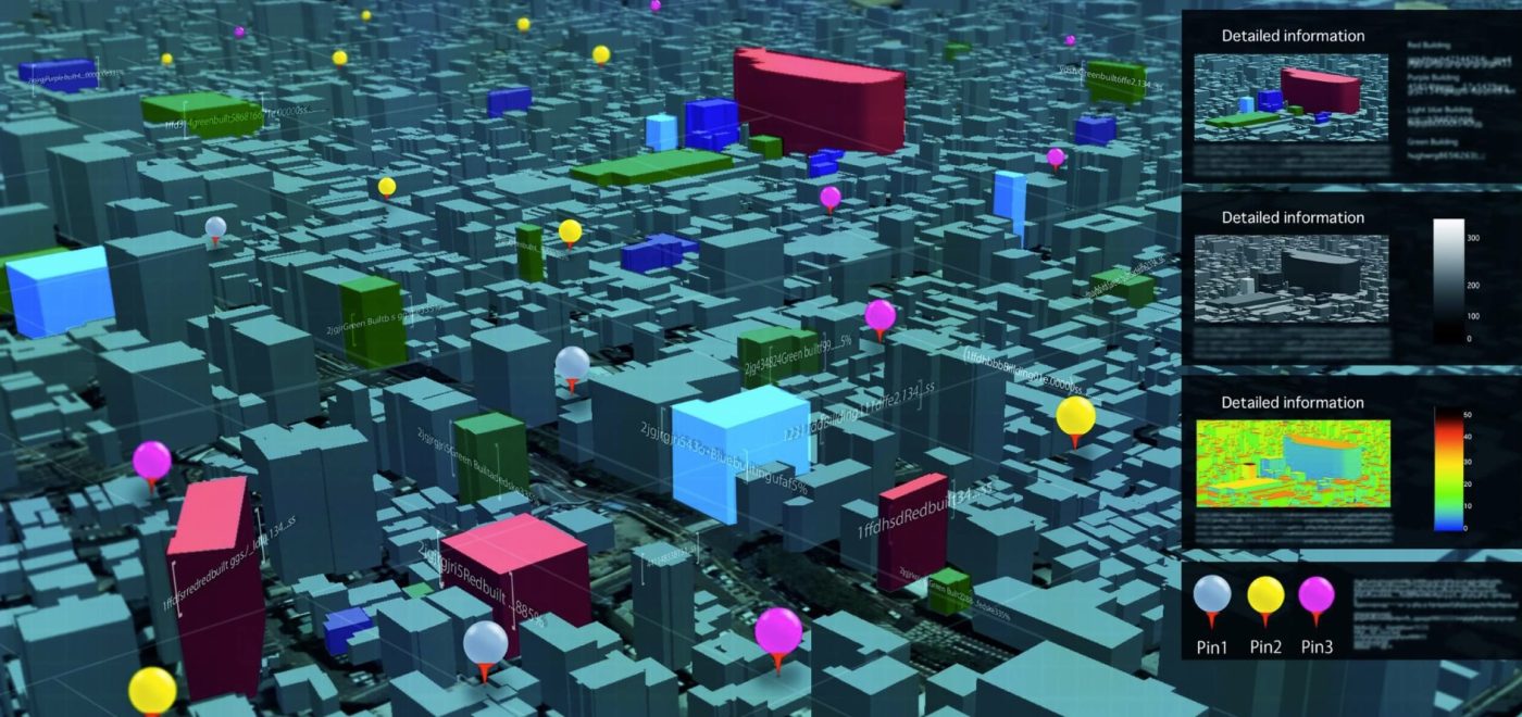 3D都市データ イメージ