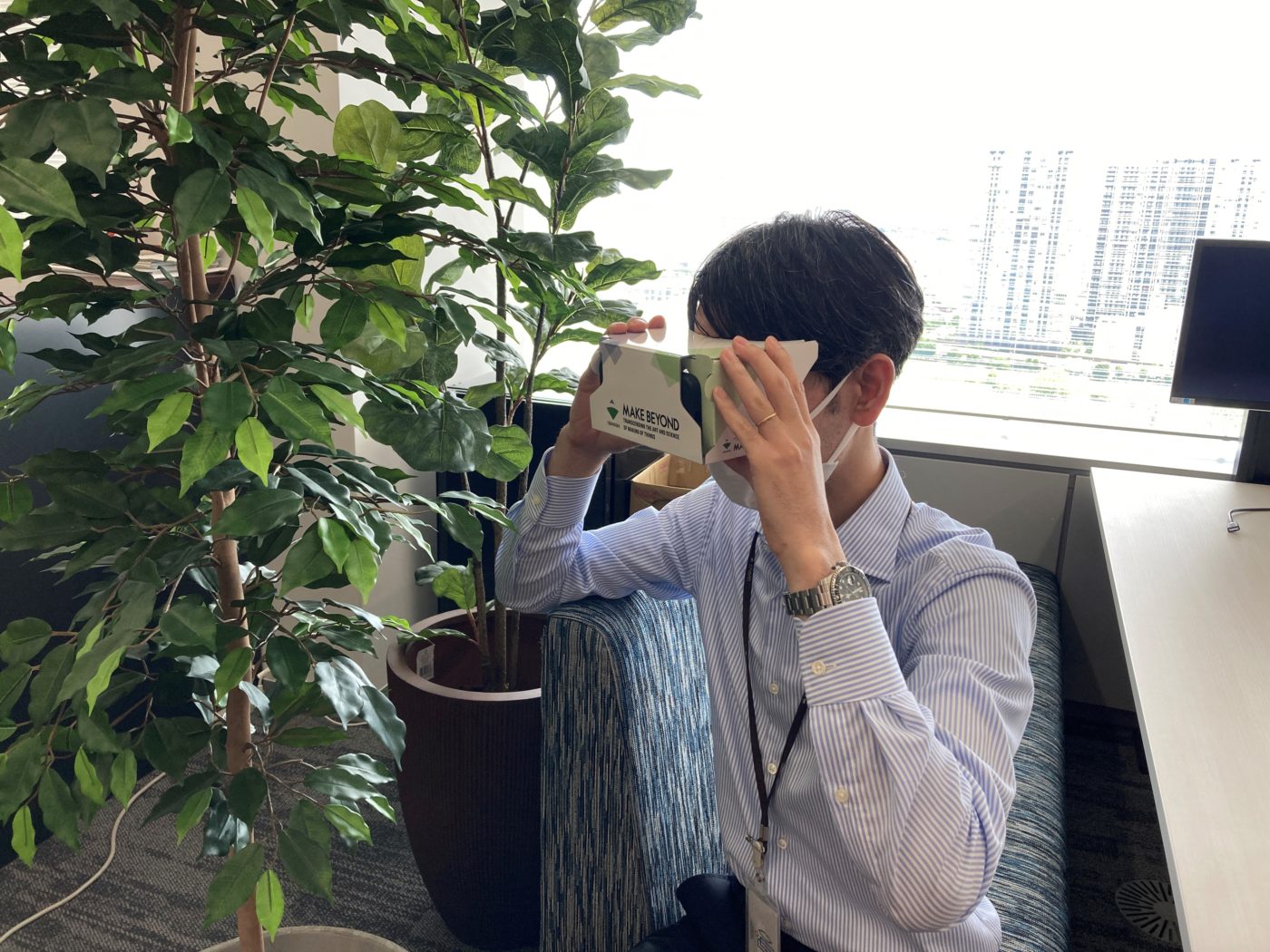 大林組様　VRゴーグル使用