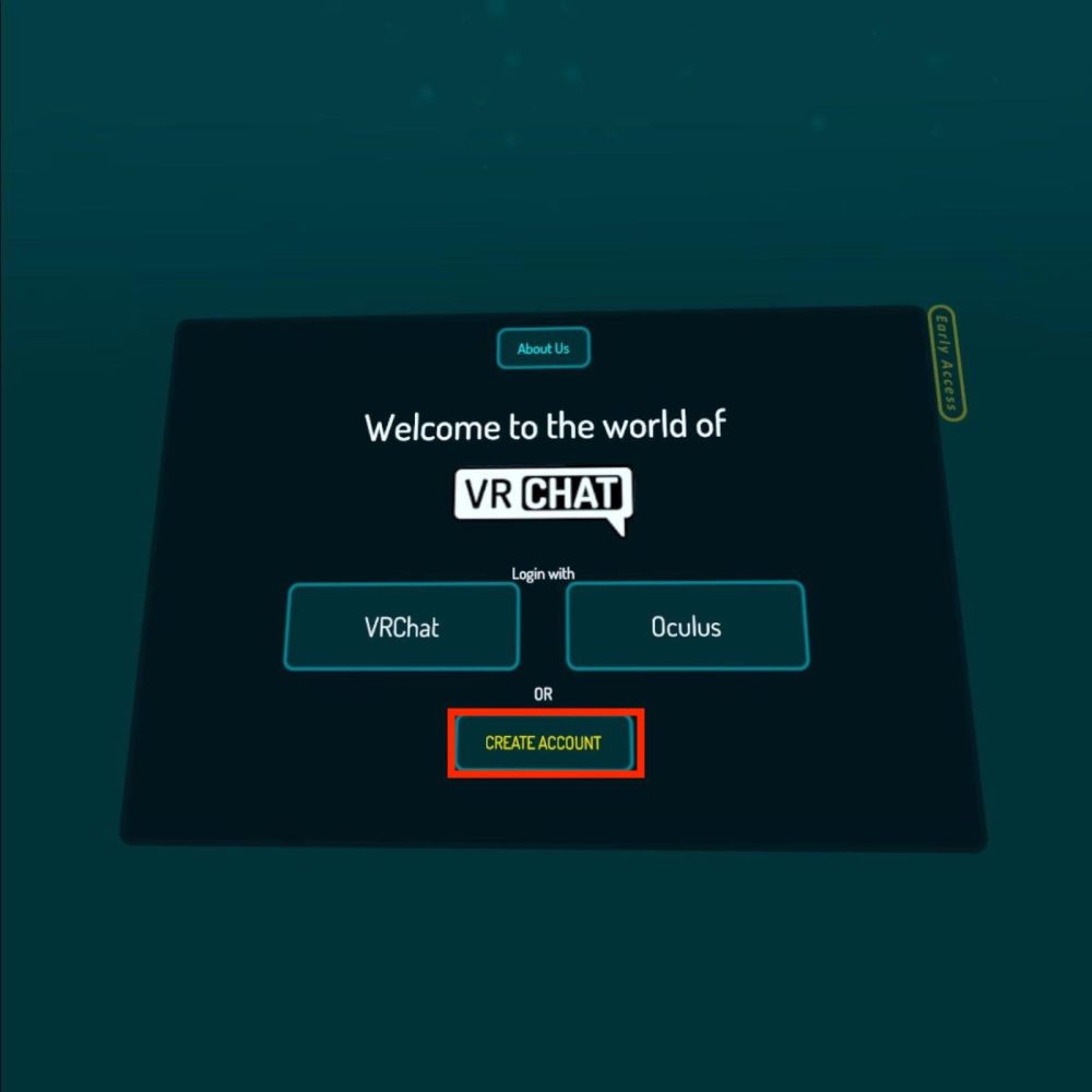 VRChat アカウントを作成