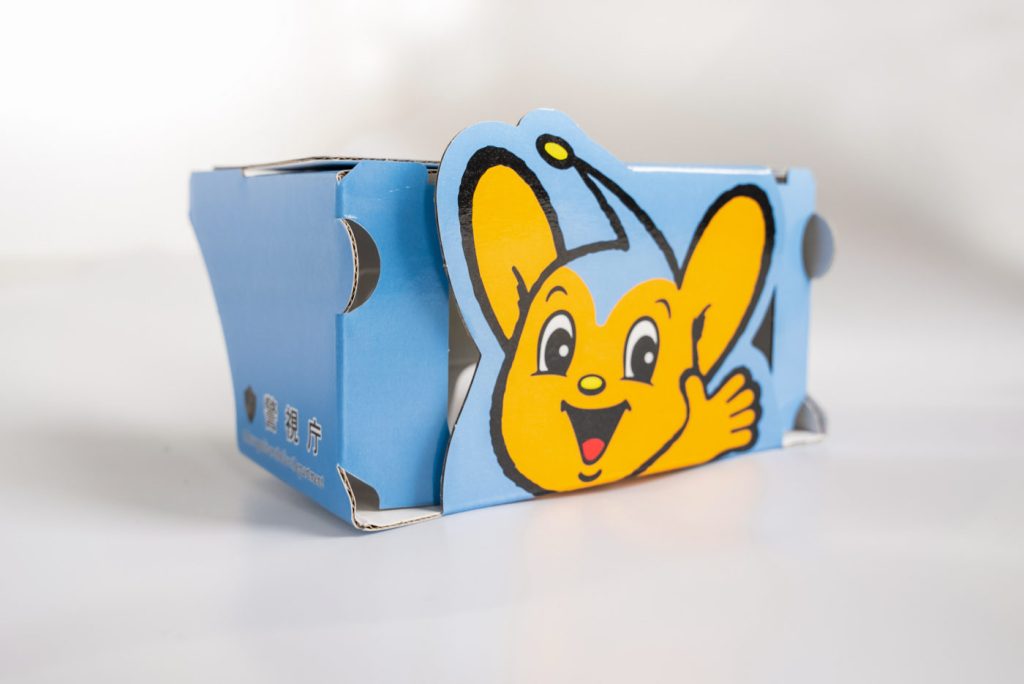 警視庁キャラクター型VRゴーグル