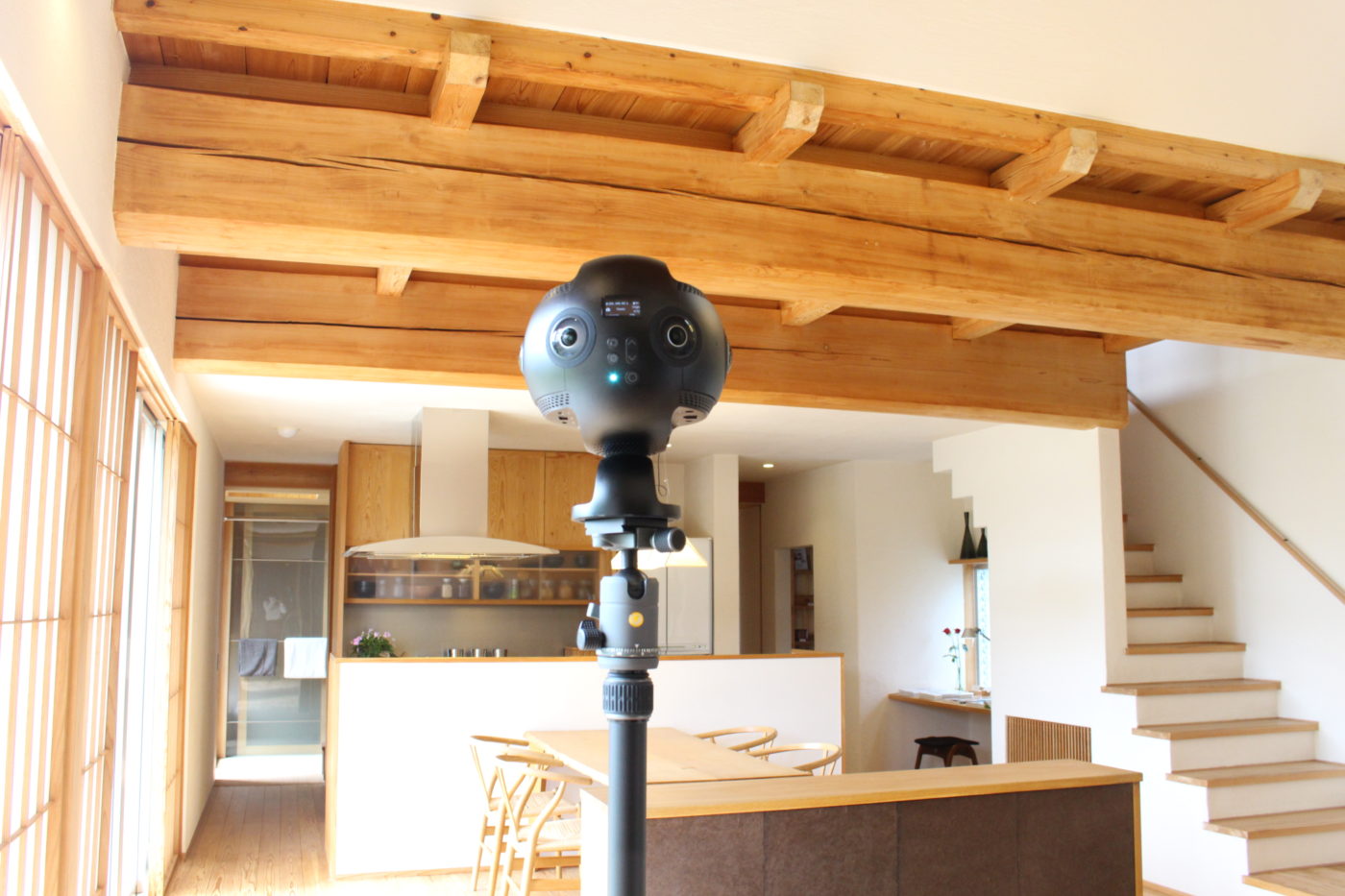 360度カメラでGoogleストリートビューの撮影