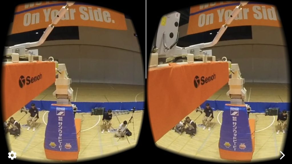 VR動画 2画面