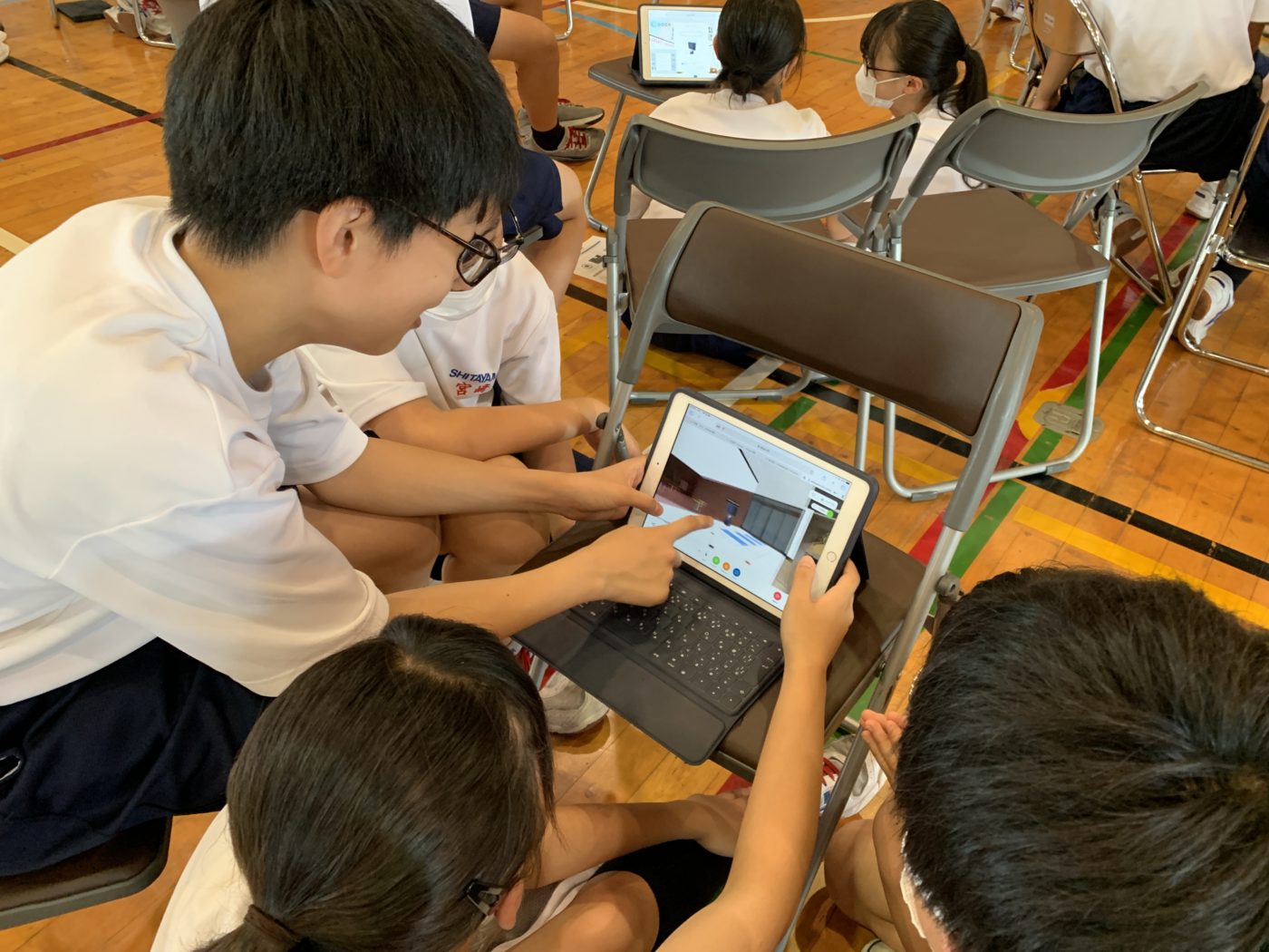 下山中学校 メタバース体験2