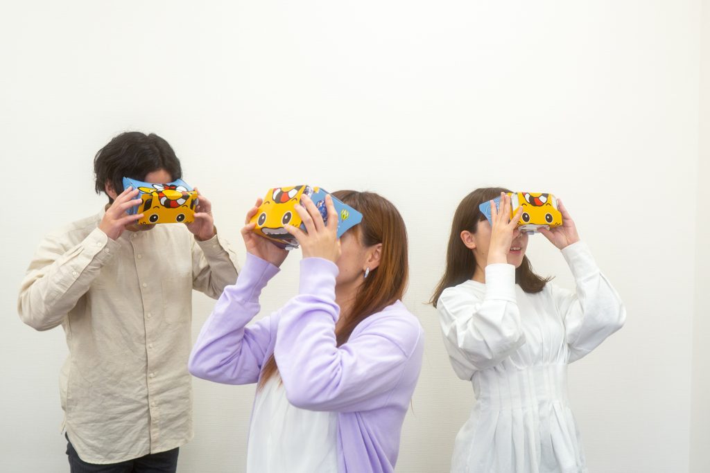 スマホ装着型VRゴーグル 体験イメージ