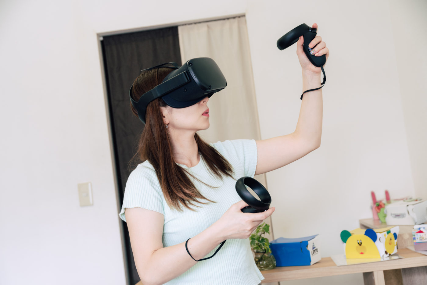 VRゴーグル装着イメージ