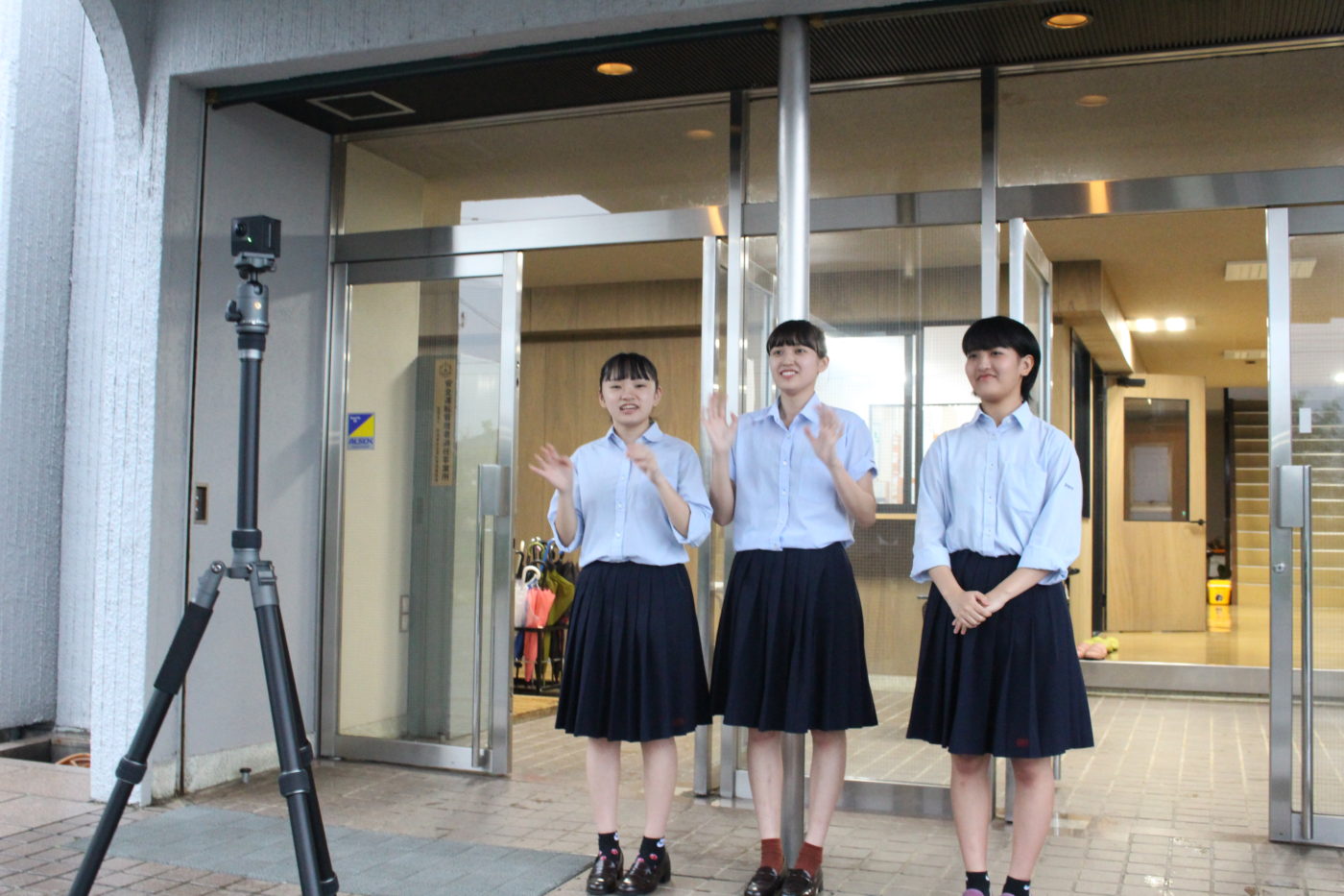 VRニット工場見学撮影風景