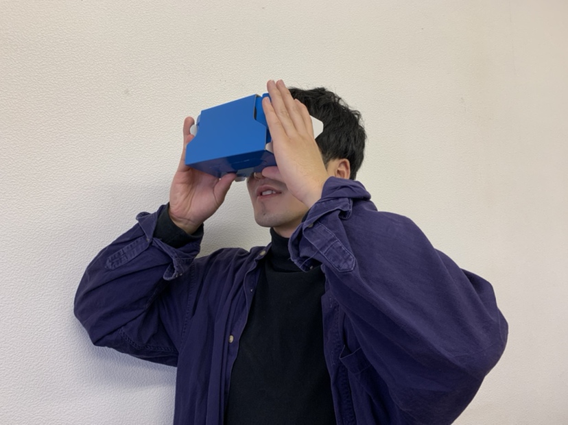 VR体験中