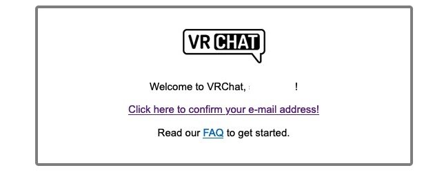 VRChat メール認証