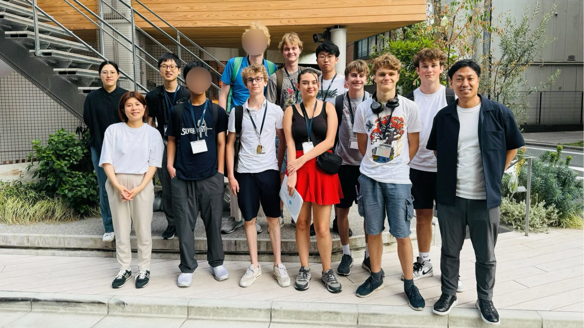 イギリス短期留学生の企業訪問を受け入れました