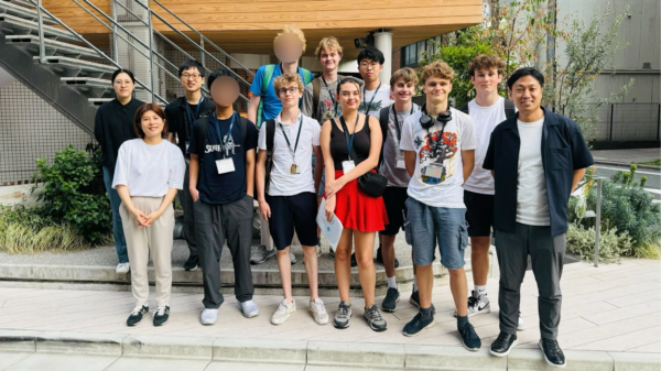 イギリス短期留学生の企業訪問を受け入れました