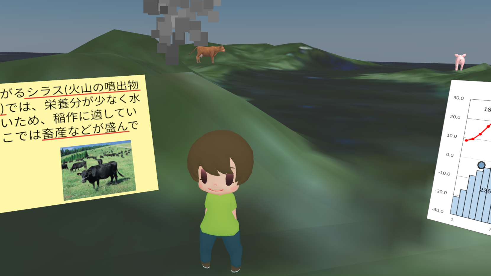 3D地形を歩いて学ぶ！中学校地理でRoomiqを活用した簡易授業